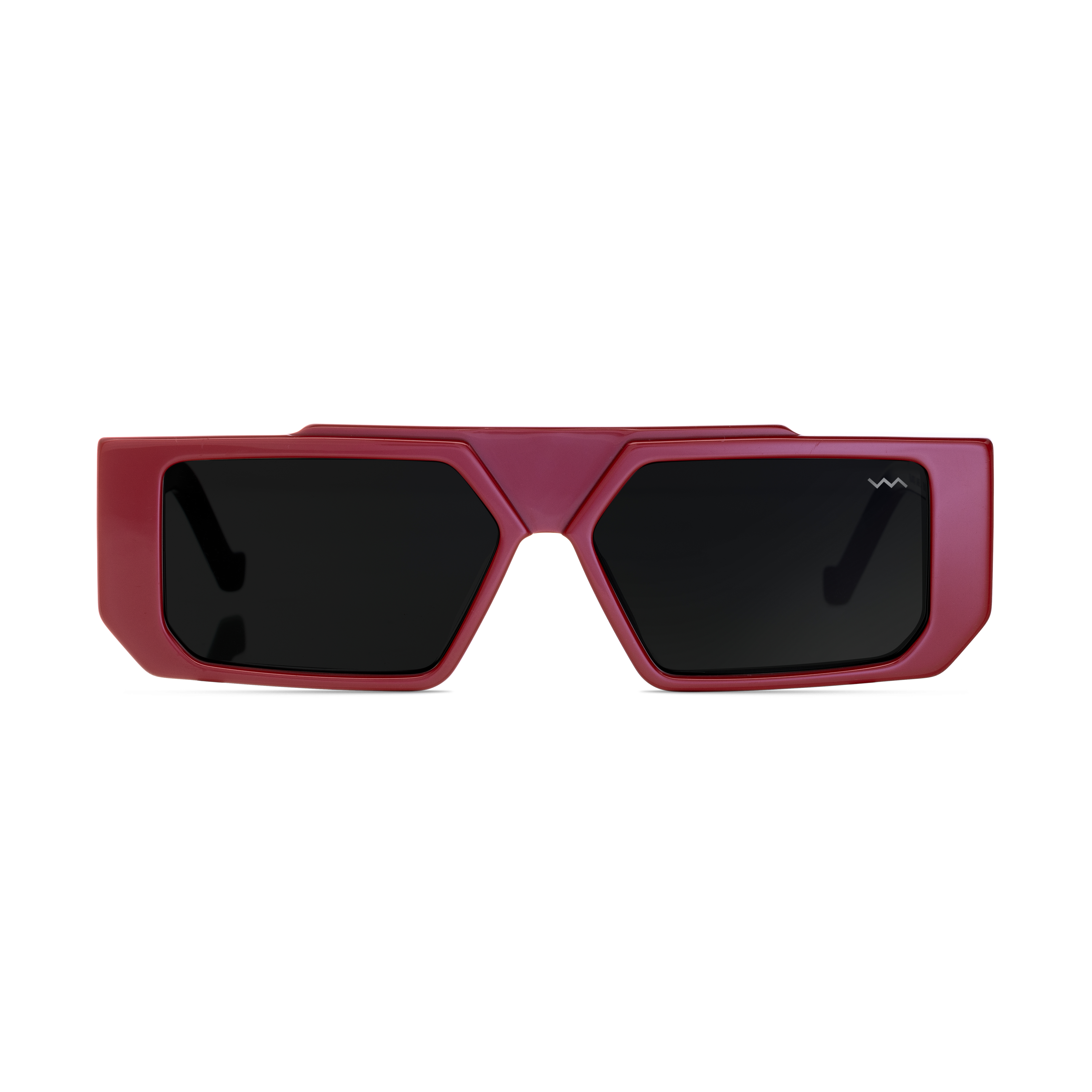 BL0003 Vava  Red Rectangular Geometric Sunglasses for Unisex