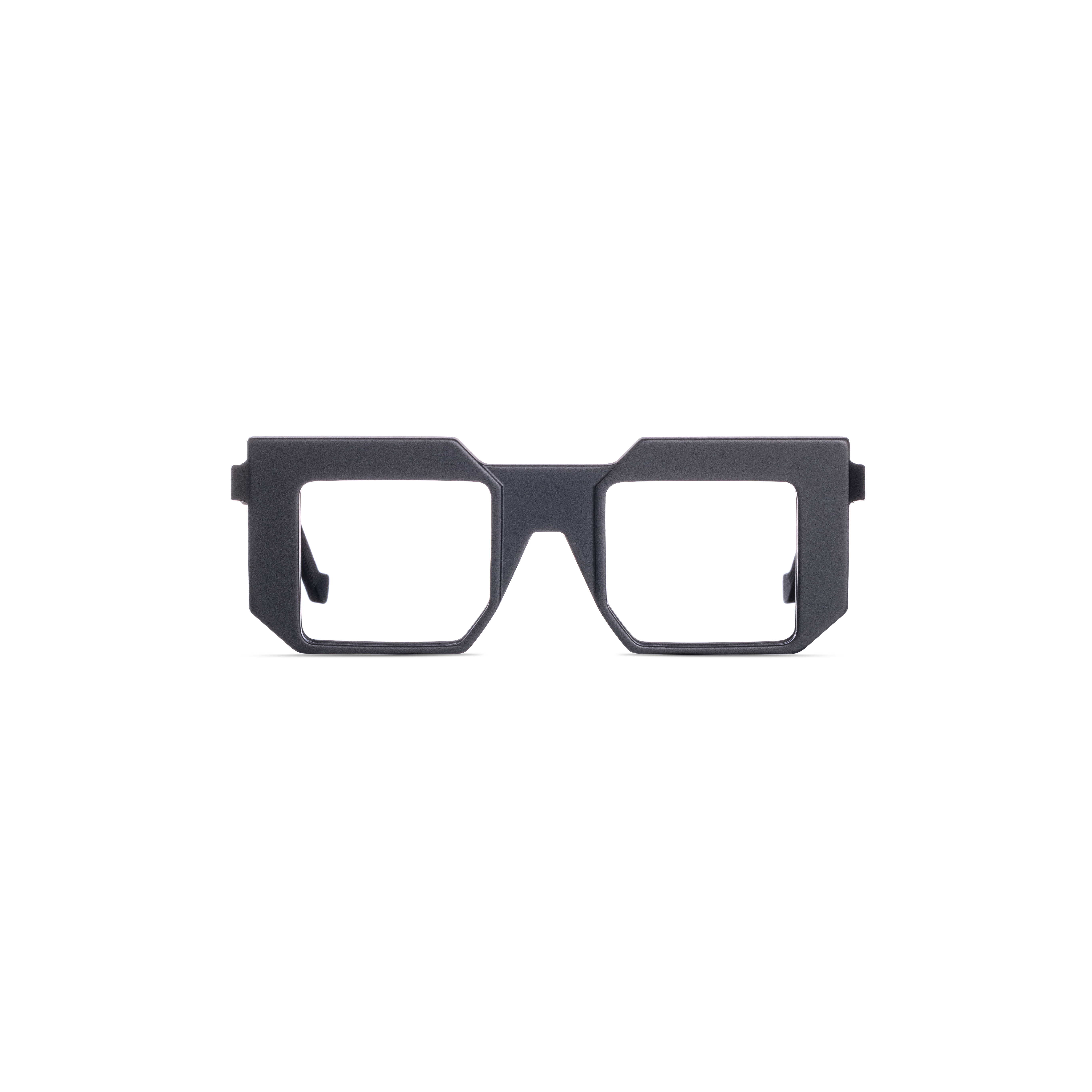 VAVA BL0011 Matte Black Geometric Eyeglass for Unisex