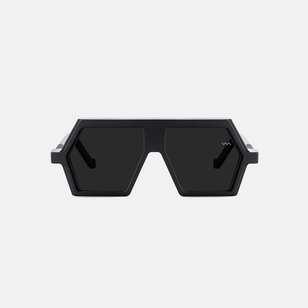 VAVA BL0000 Black Shinny Sunglass for Unisex