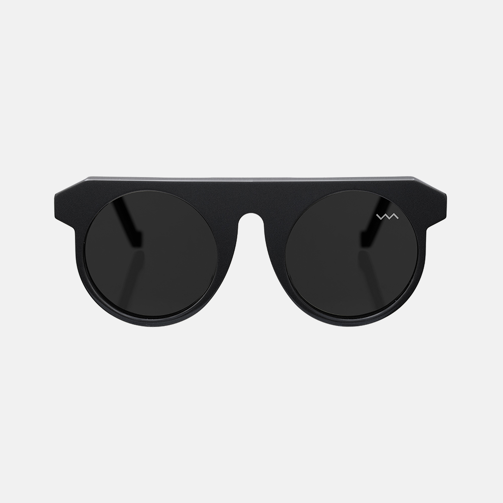 VAVA BL0006 Black Matte Sunglass for Unisex