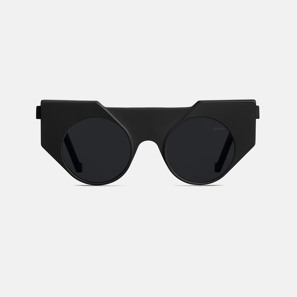 VAVA BL0007 Black Matte Sunglass for Unisex
