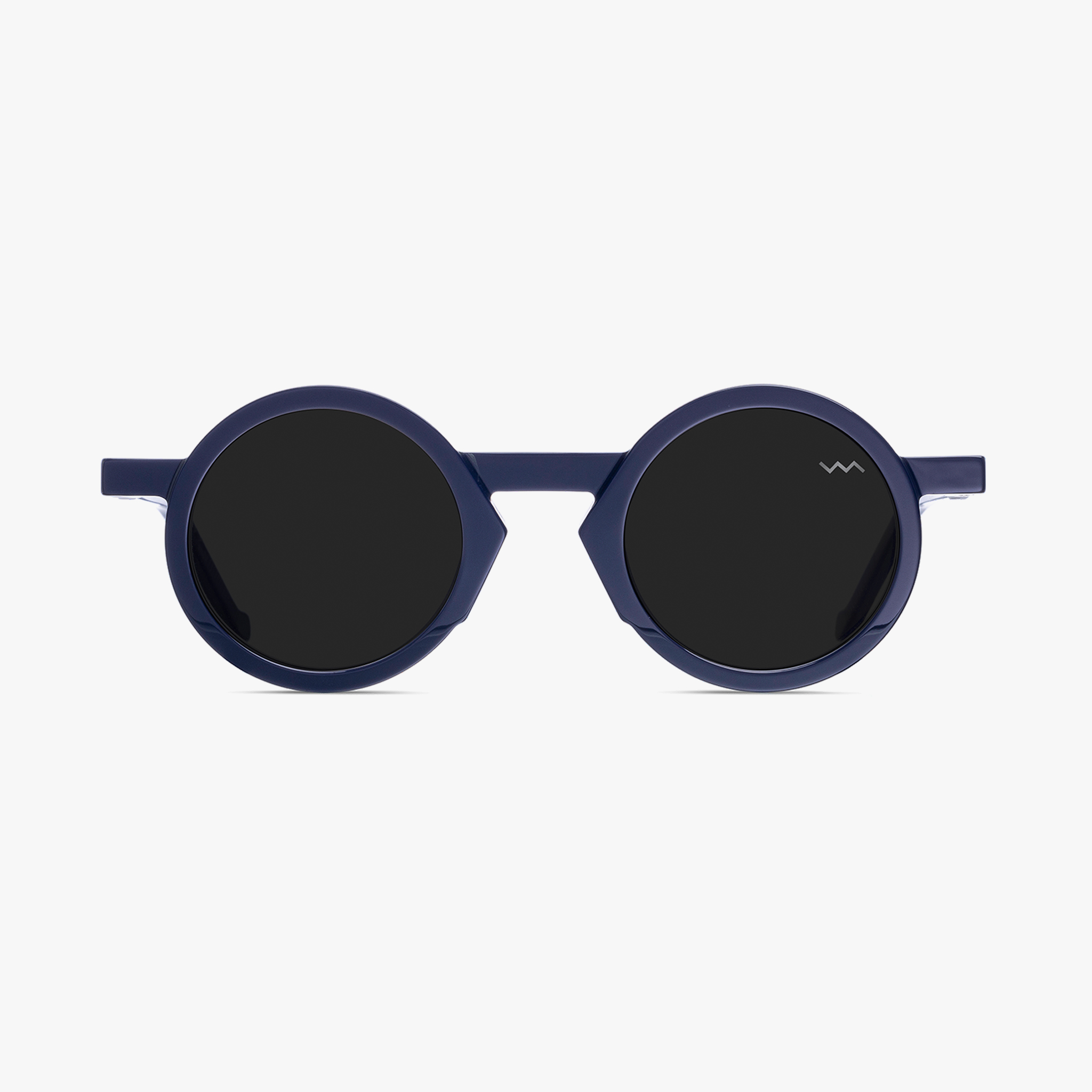 Vava Blue Rounded Sunglasses for Unisex